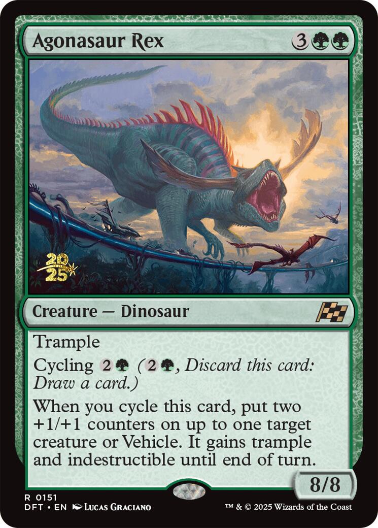 Agonasaur Rex [Aetherdrift Prerelease Promos] | Chromatic Games