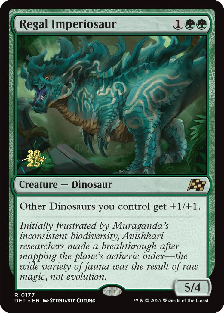 Regal Imperiosaur [Aetherdrift Prerelease Promos] | Chromatic Games