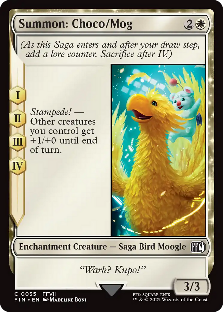 Summon: Choco/Mog [FINAL FANTASY] | Chromatic Games