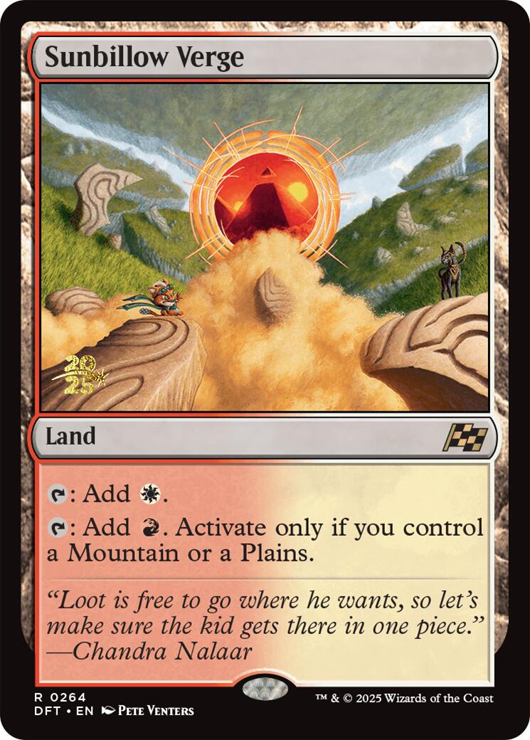 Sunbillow Verge [Aetherdrift Prerelease Promos] | Chromatic Games