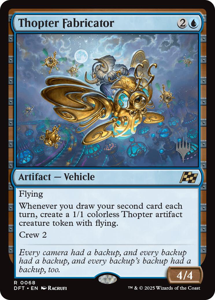 Thopter Fabricator [Aetherdrift Promos] | Chromatic Games