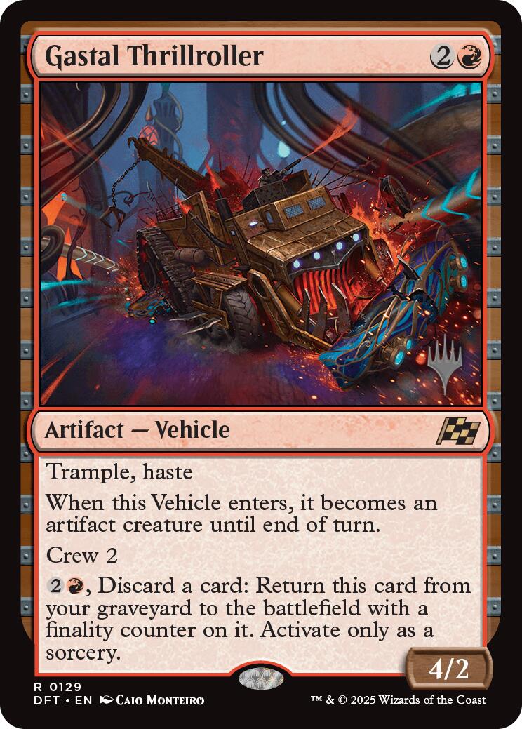 Gastal Thrillroller (Promo Pack) [Aetherdrift Promos] | Chromatic Games