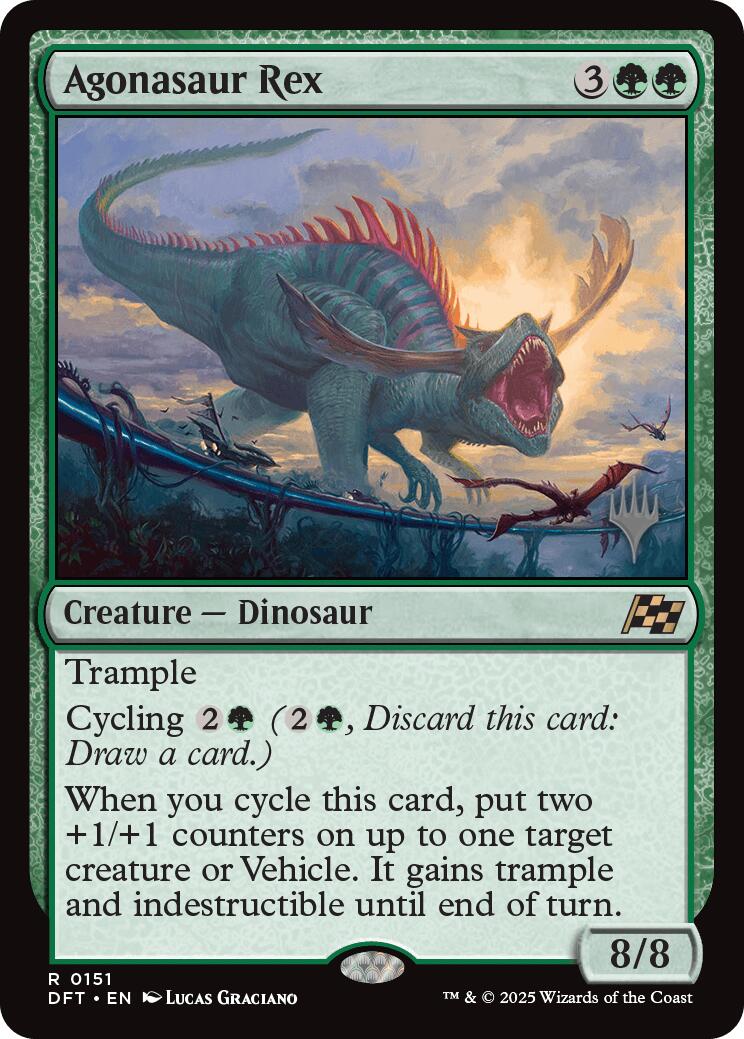 Agonasaur Rex [Aetherdrift Promos] | Chromatic Games