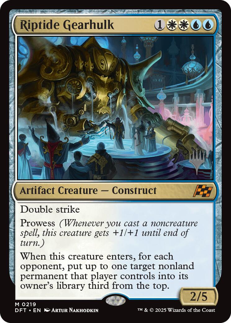 Riptide Gearhulk (Promo Pack) [Aetherdrift Promos] | Chromatic Games