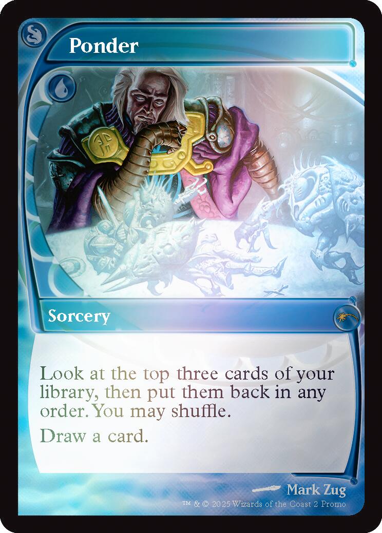 Ponder (Future Sight) [Secret Lair Drop Series] | Chromatic Games