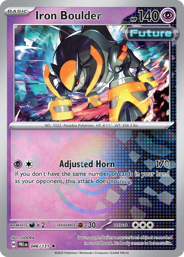 Iron Boulder (046/131) (Poke Ball Pattern) [Scarlet & Violet: Prismatic Evolutions] | Chromatic Games