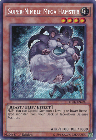 Super-Nimble Mega Hamster [LC5D-EN226] Secret Rare | Chromatic Games
