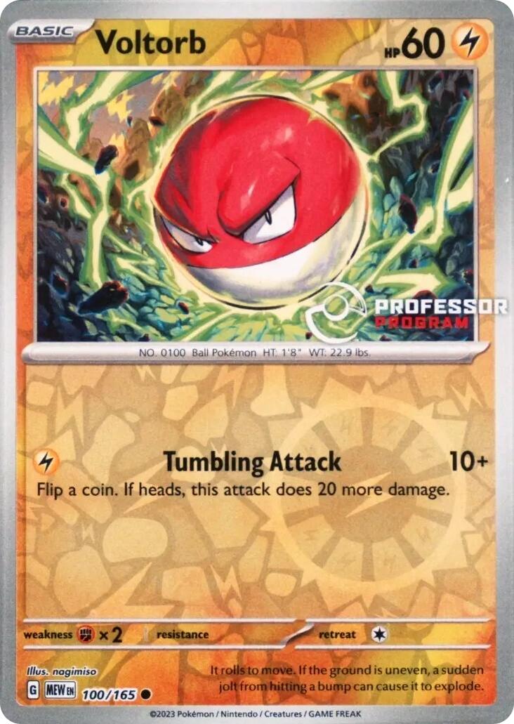 Voltorb (100/165) [Professor Program Promos] | Chromatic Games