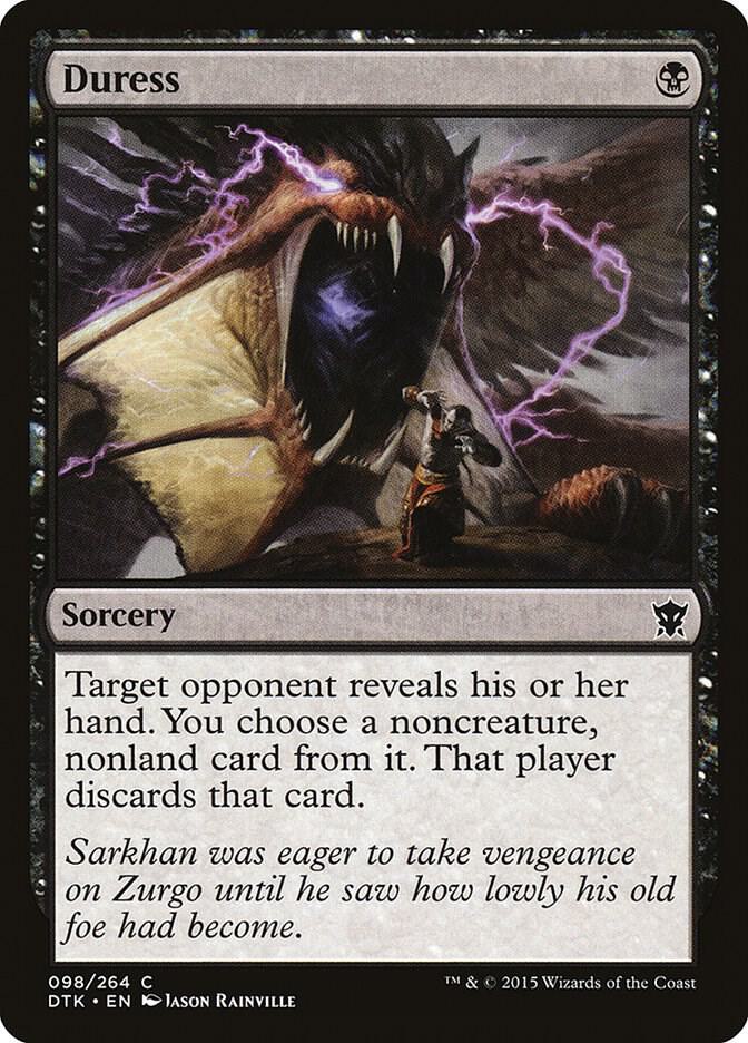 Duress 98/264 (Dragons of Tarkir)  | Chromatic Games