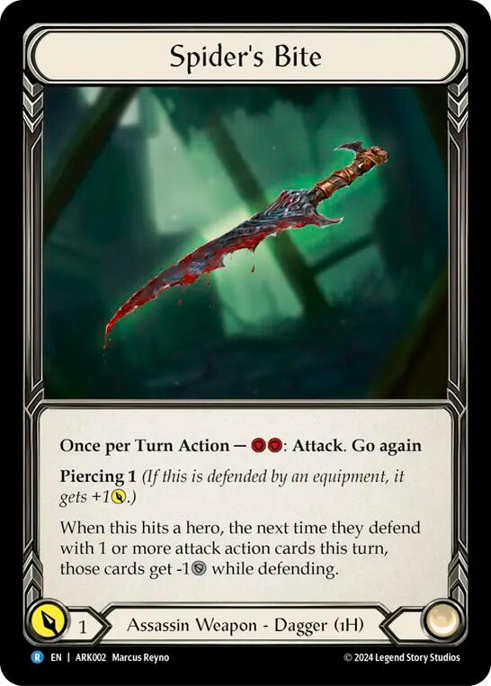 Spider's Bite [ARK002] (The Hunted Arakni Blitz Deck) | Chromatic Games
