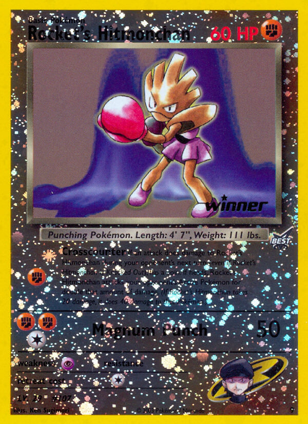 Rocket's Hitmonchan (9) (Winner) [Best of Promos] | Chromatic Games