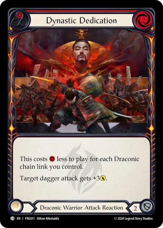Dynastic Dedication (Red) [FNG011] (The Hunted Fang Blitz Deck) | Chromatic Games