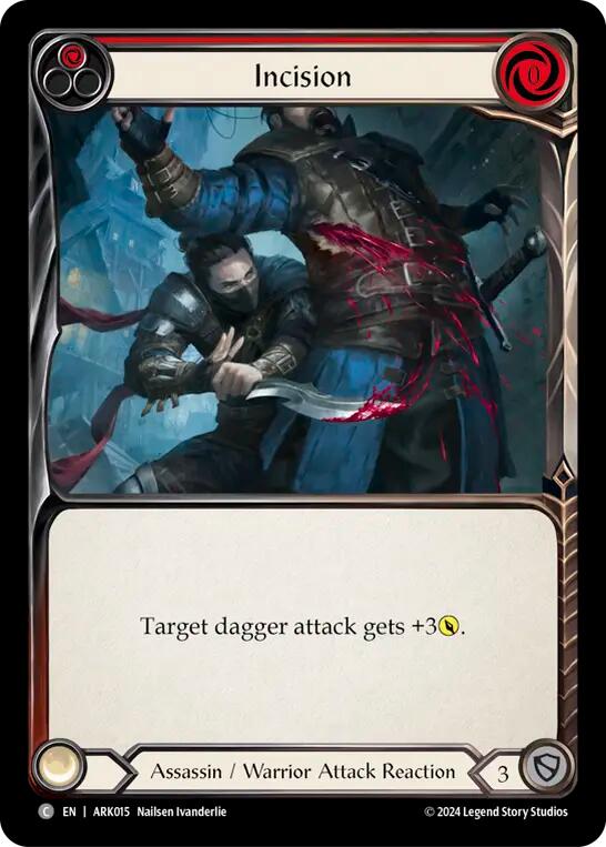 Incision (Red) [ARK015] (The Hunted Arakni Blitz Deck) | Chromatic Games