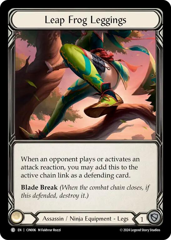 Leap Frog Leggings [CIN006] (The Hunted Cindra Blitz Deck) | Chromatic Games