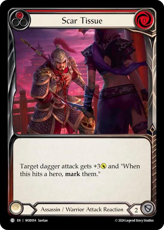 Scar Tissue (Red) [WOD014] (The Hunted Arakni, Web of Deceit Blitz Deck) | Chromatic Games