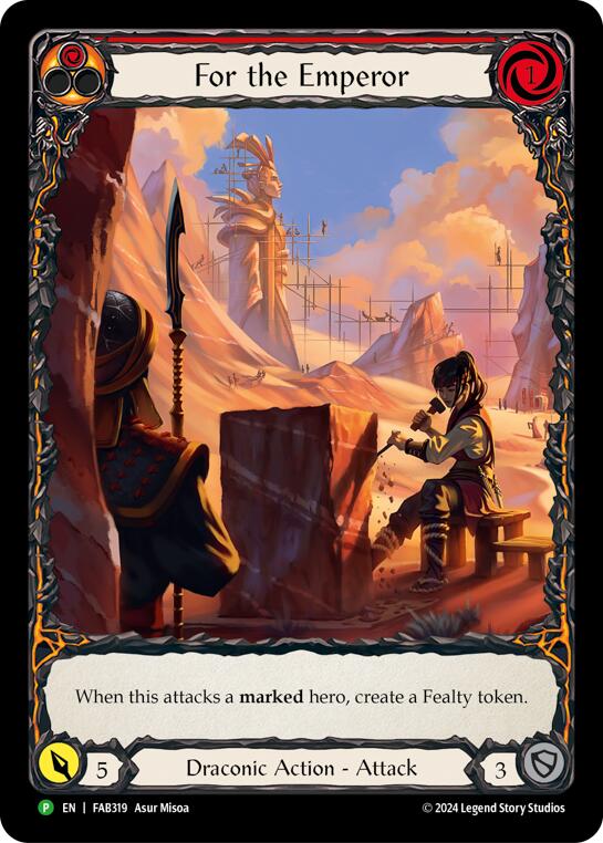 For the Emperor [FAB319] (Promo)  Rainbow Foil | Chromatic Games