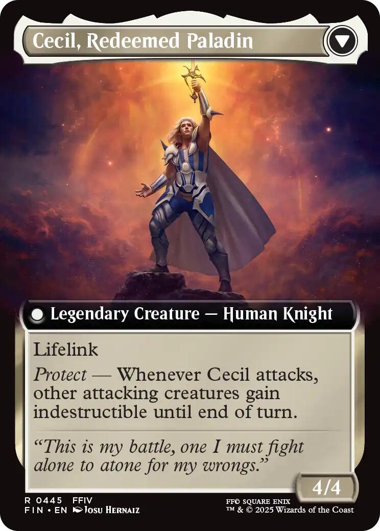 Cecil, Dark Knight // Cecil, Redeemed Paladin (Extended Art) [FINAL FANTASY] | Chromatic Games