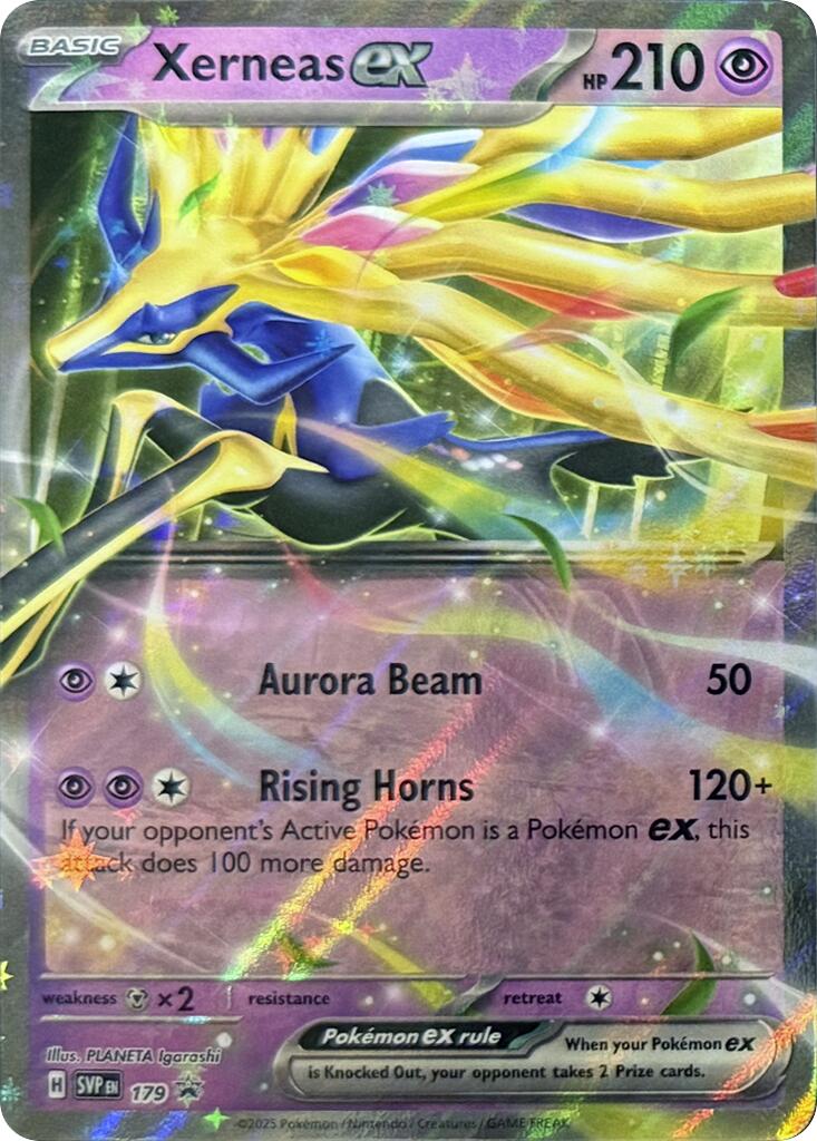 Xerneas ex (179) [Scarlet & Violet: Black Star Promos] | Chromatic Games