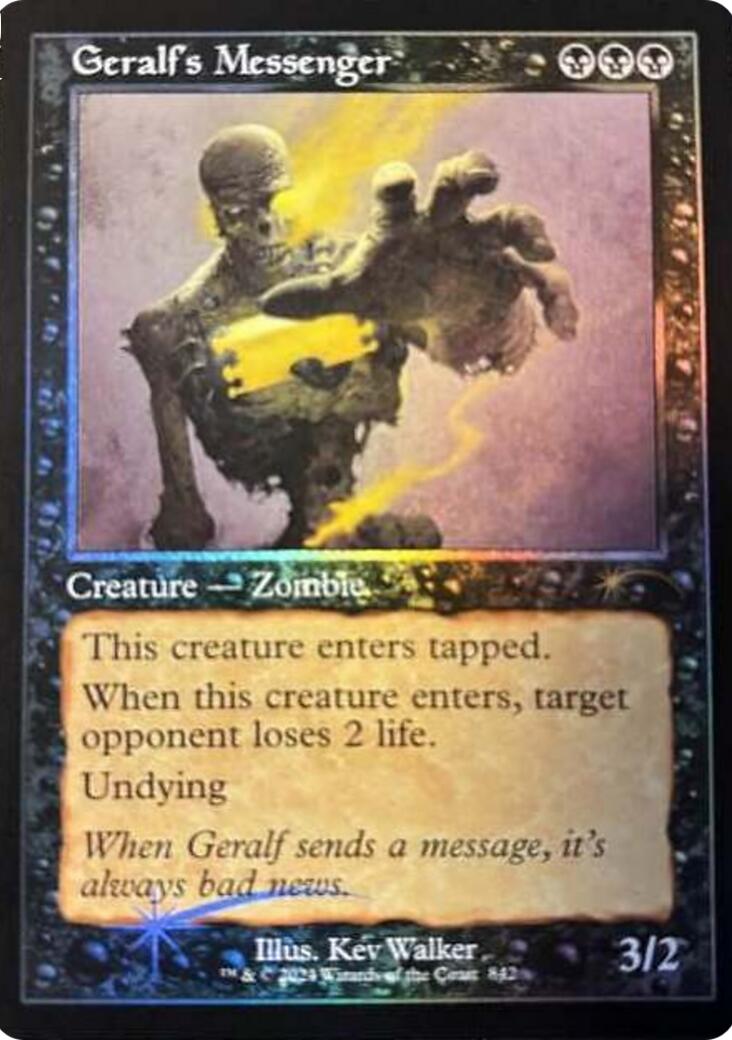 Geralf's Messenger (842) (Retro Frame) [Secret Lair Drop Series] | Chromatic Games