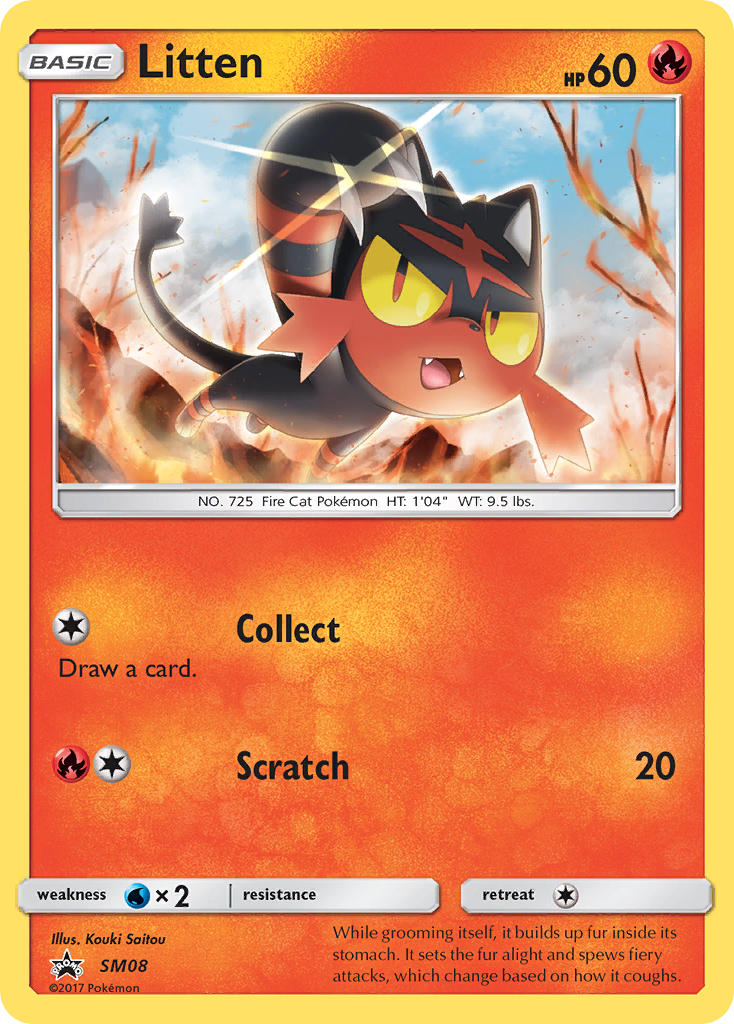 Litten (SM08) [Sun & Moon: Black Star Promos] | Chromatic Games