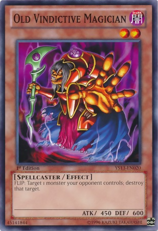 Old Vindictive Magician [YS13-EN020] Common | Chromatic Games