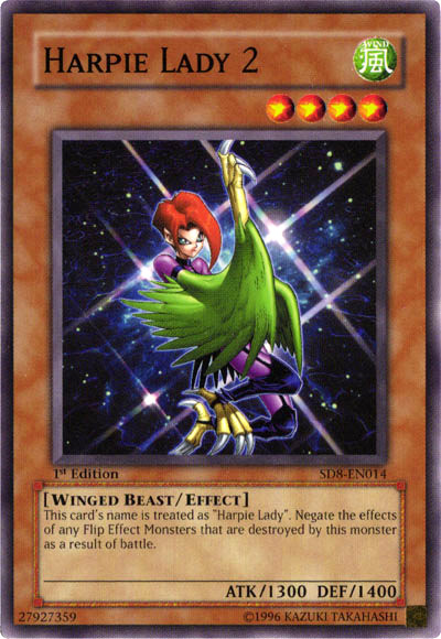 Harpie Lady 2 [SD8-EN014] Common | Chromatic Games