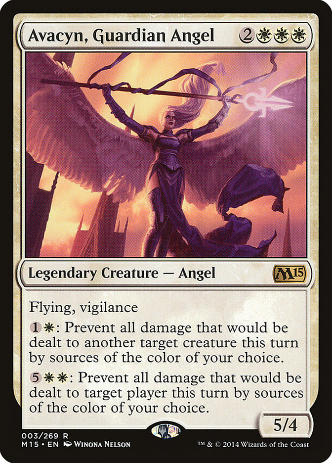 Avacyn Guardian Angel 3 (Magic 2015 (M15))  | Chromatic Games