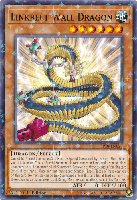 Linkbelt Wall Dragon [SP18-EN027] Starfoil Rare | Chromatic Games
