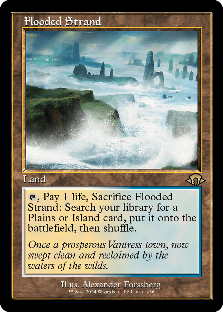 Flooded Strand (Retro) [Modern Horizons 3] | Chromatic Games