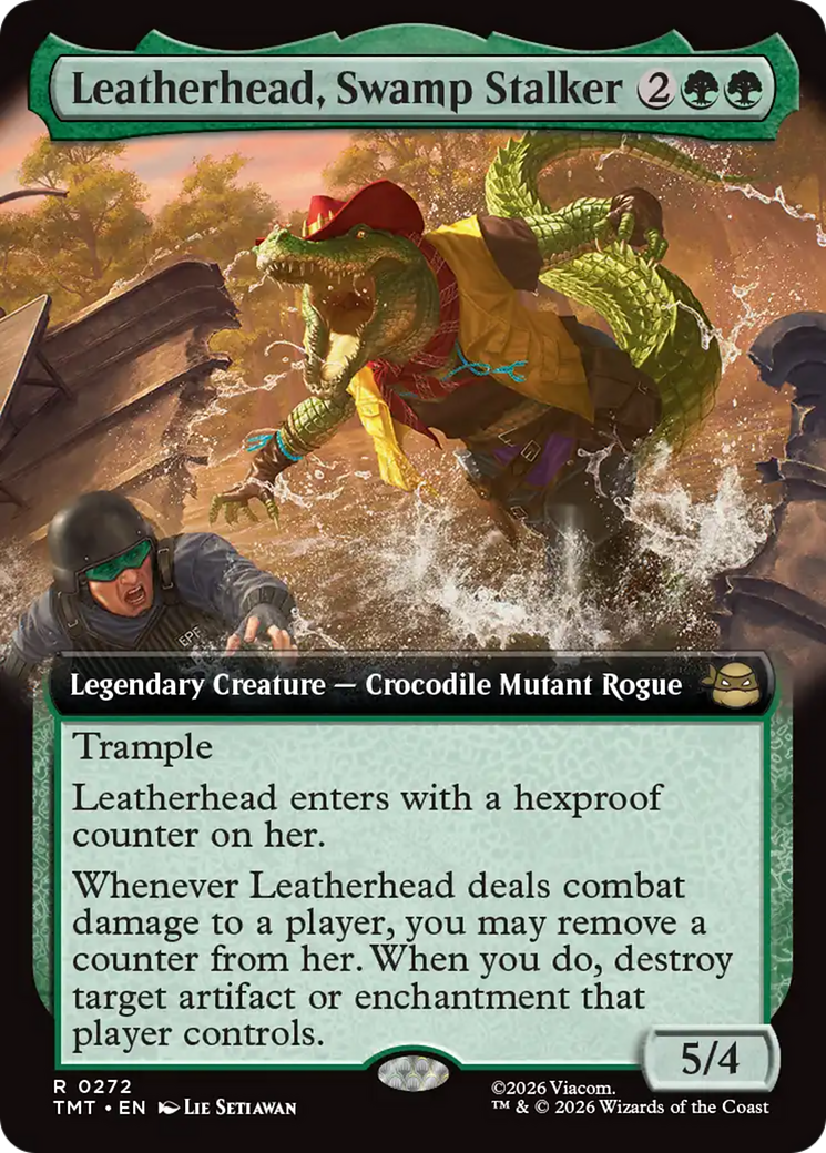 Leatherhead, Swamp Stalker (Extended Art) [Teenage Mutant Ninja Turtles] | Chromatic Games