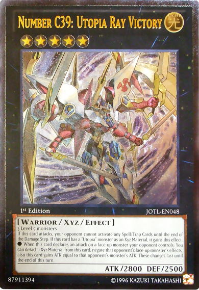 Number C39: Utopia Ray Victory (UTR) [JOTL-EN048] Ultimate Rare | Chromatic Games