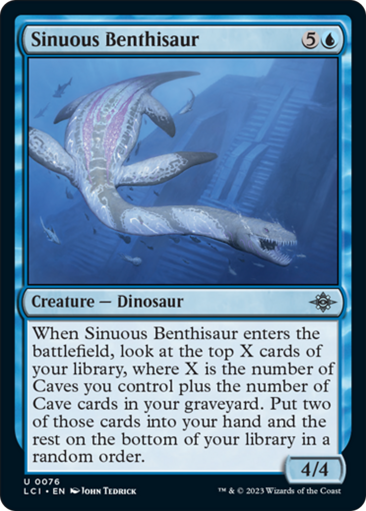 Sinuous Benthisaur [The Lost Caverns of Ixalan] | Chromatic Games