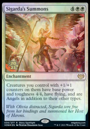 Sigarda's Summons [Innistrad: Crimson Vow Prerelease Promos] | Chromatic Games