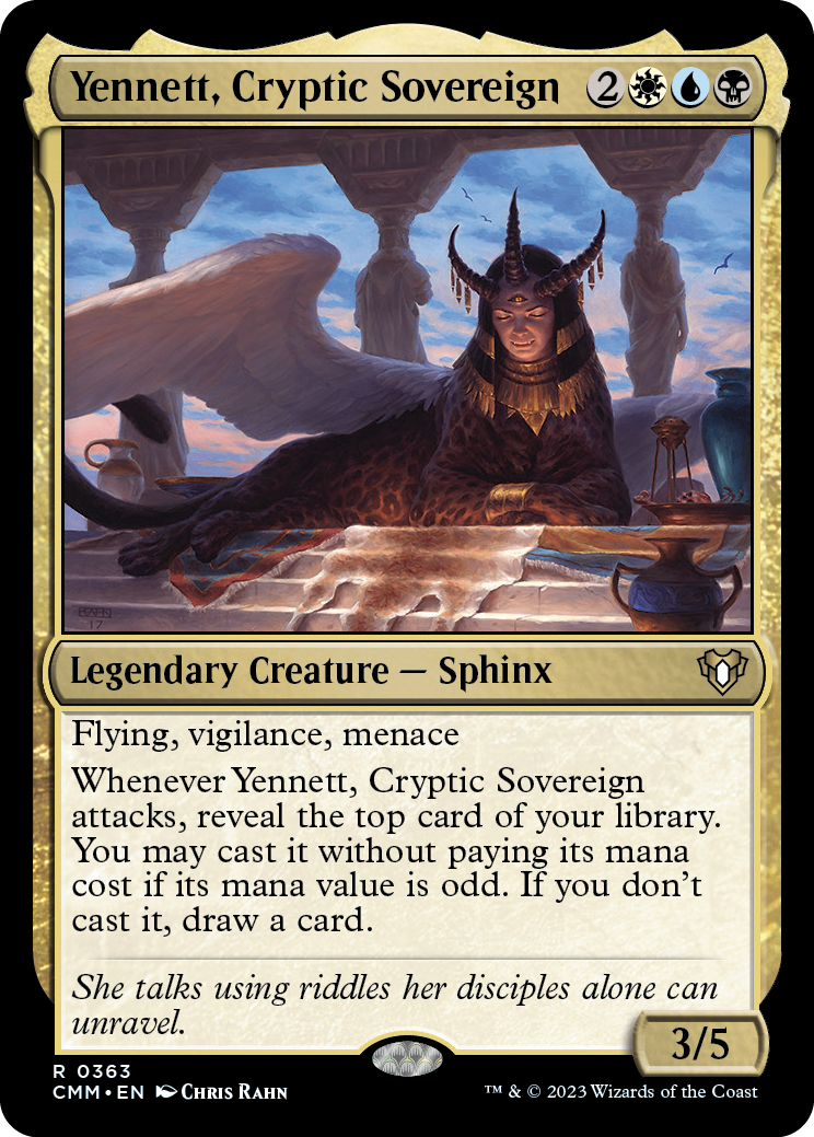 Yennett, Cryptic Sovereign [Commander Masters] | Chromatic Games