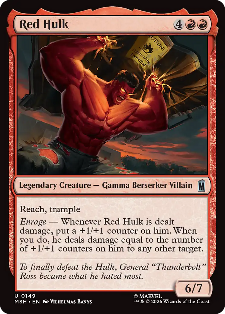 Red Hulk [Marvel Super Heroes] | Chromatic Games