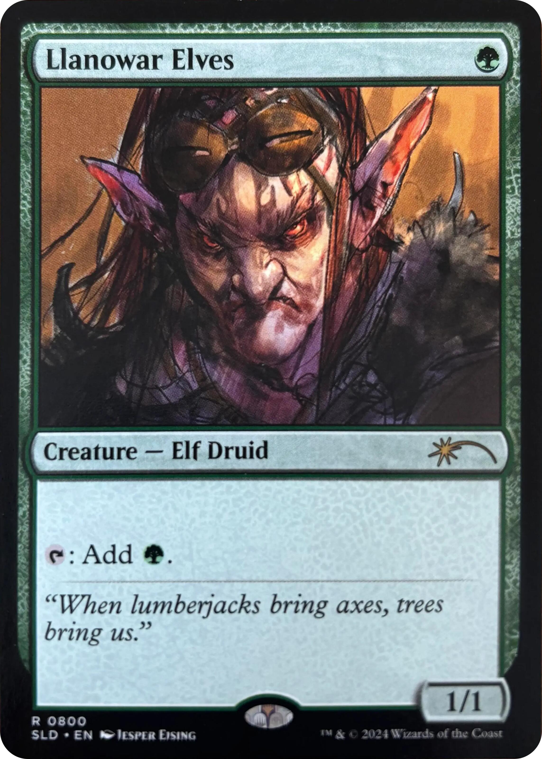 Llanowar Elves (0800) [Secret Lair Drop Series] | Chromatic Games