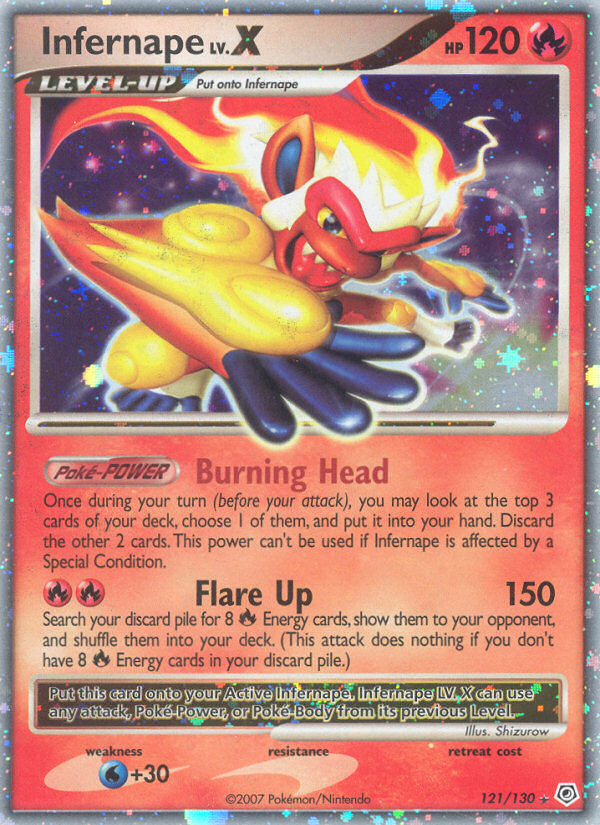 Infernape LV.X (121/130) [Diamond & Pearl: Base Set] | Chromatic Games