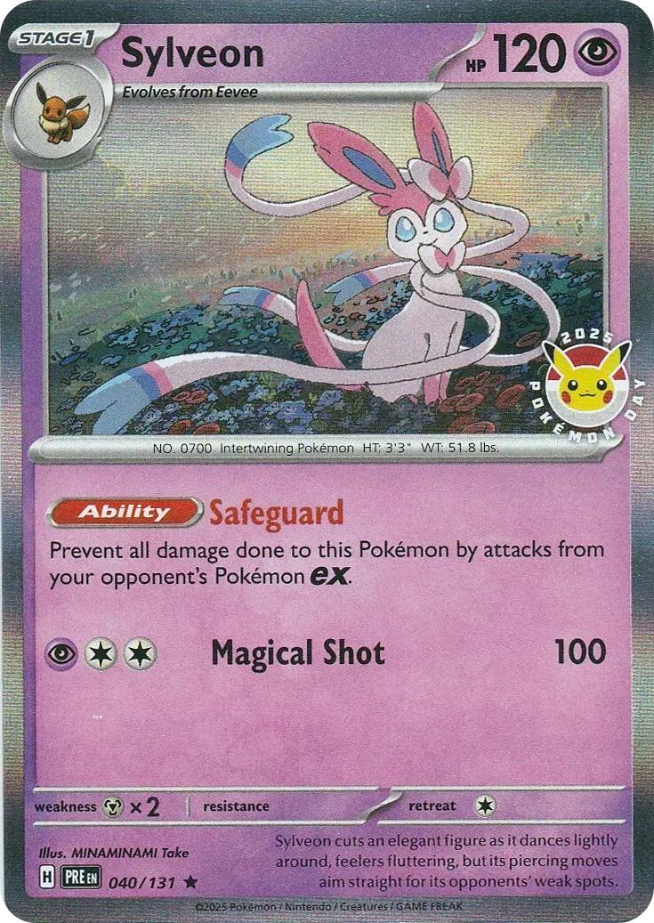 Sylveon (040/131) (Pokemon Day) [Scarlet & Violet: Prismatic Evolutions] | Chromatic Games