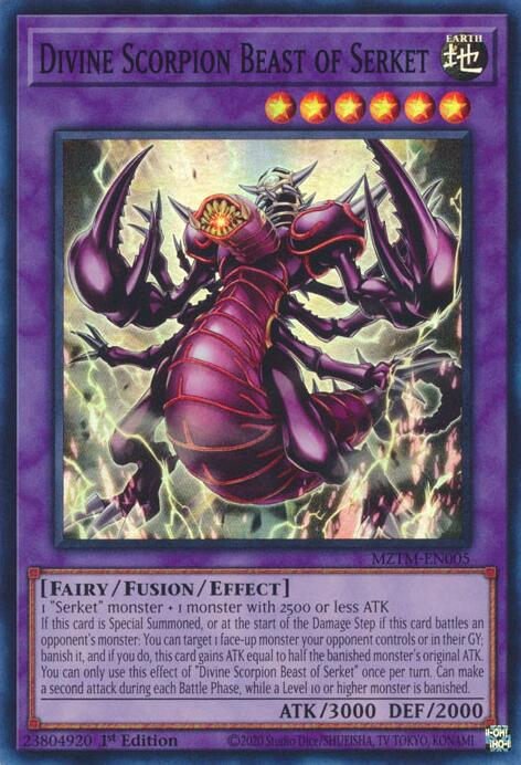 Divine Scorpion Beast of Serket [MZTM-EN005] Super Rare | Chromatic Games