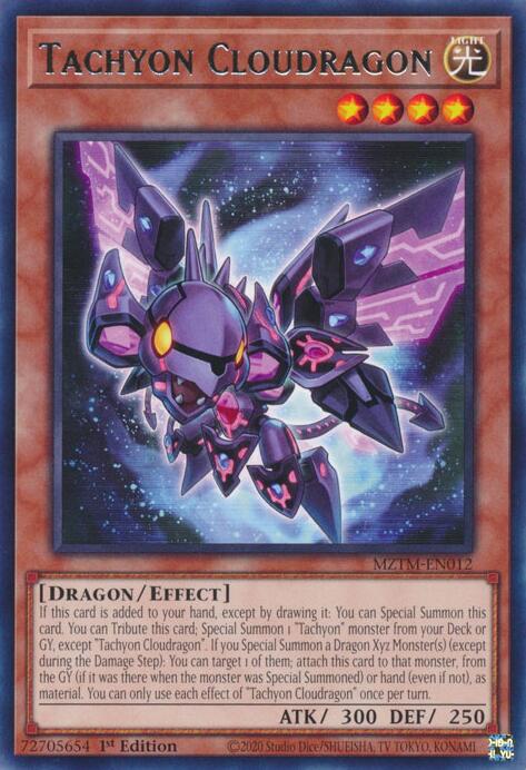 Tachyon Cloudragon [MZTM-EN012] Rare | Chromatic Games