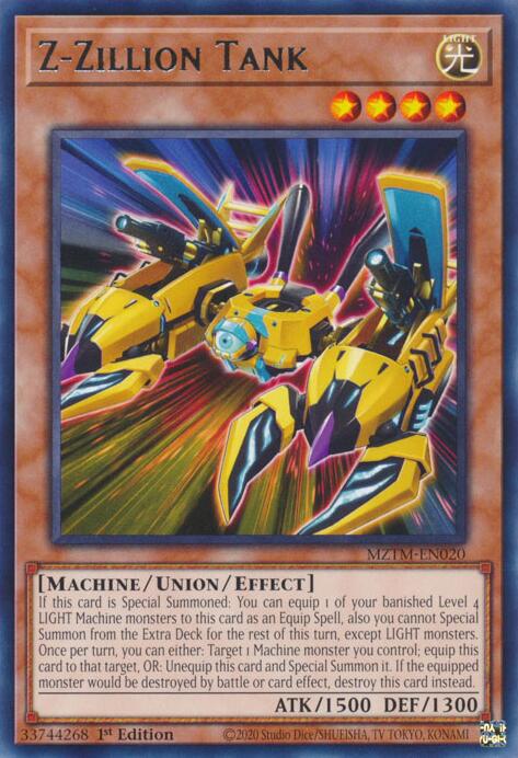 Z-Zillion Tank [MZTM-EN020] Rare | Chromatic Games