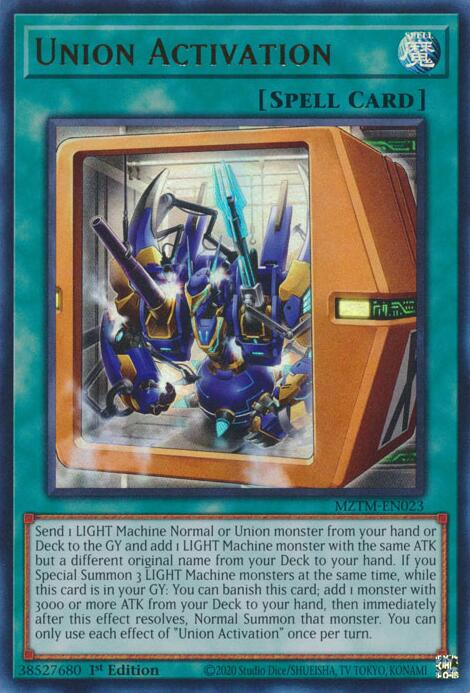 Union Activation [MZTM-EN023] Ultra Rare | Chromatic Games