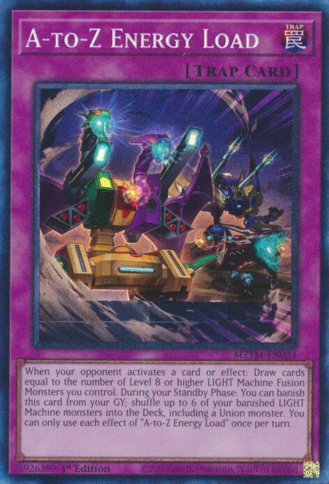 A-to-Z Energy Load (Collector's Rare) [MZTM-EN024] Collector's Rare | Chromatic Games