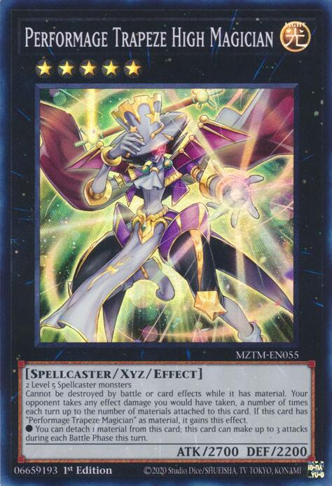 Performage Trapeze High Magician [MZTM-EN055] Super Rare | Chromatic Games