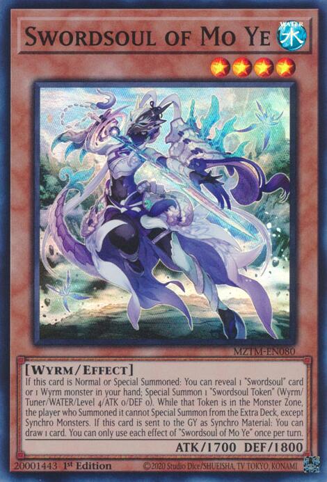 Swordsoul of Mo Ye [MZTM-EN080] Super Rare | Chromatic Games