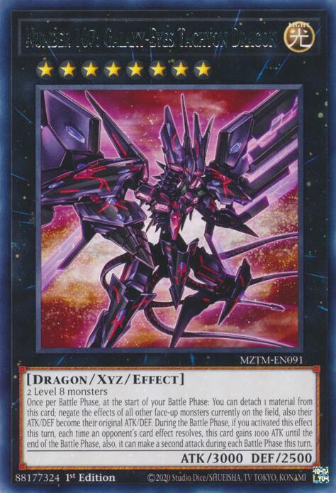 Number 107: Galaxy-Eyes Tachyon Dragon [MZTM-EN091] Rare | Chromatic Games
