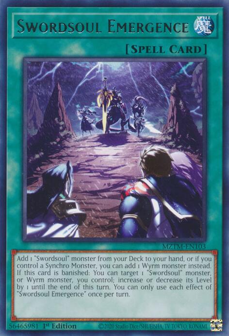 Swordsoul Emergence [MZTM-EN103] Rare | Chromatic Games