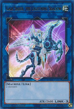 Gaia Saber, the Lightning Shadow [DUDE-EN022] Ultra Rare | Chromatic Games