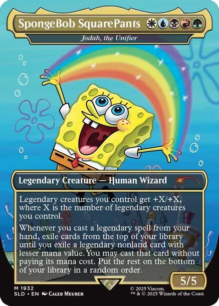 SpongeBob SquarePants - Jodah, the Unifier [Secret Lair Drop Series] | Chromatic Games
