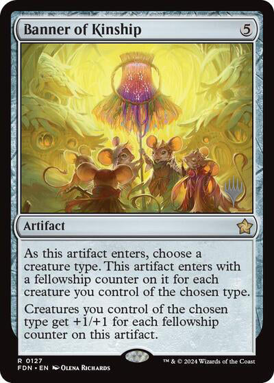 Banner of Kinship (Promo Pack) [Foundations Promos] | Chromatic Games